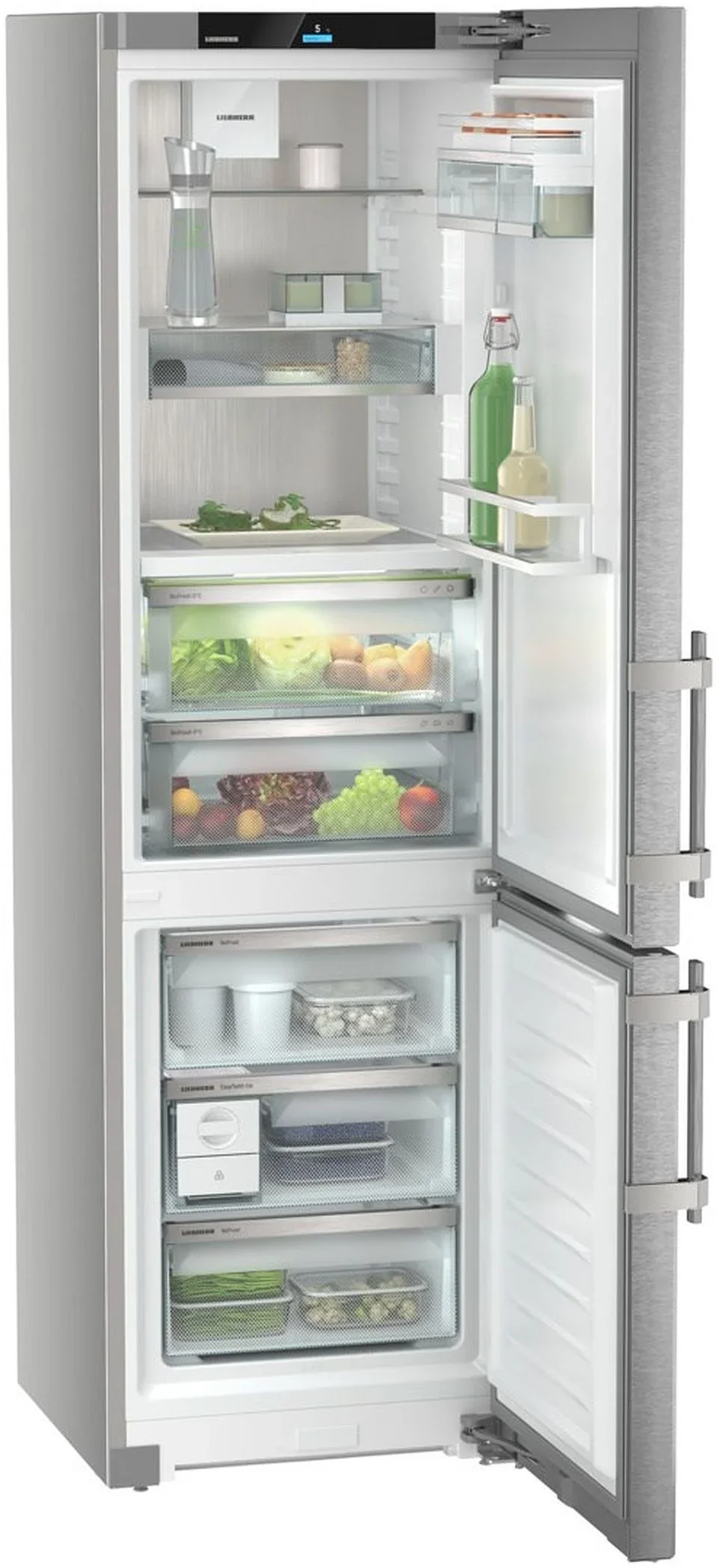 Liebherr Prime CBNsda575i Freestanding Stainless Steel 70/30 Frost Free Fridge Freezer - Image 6