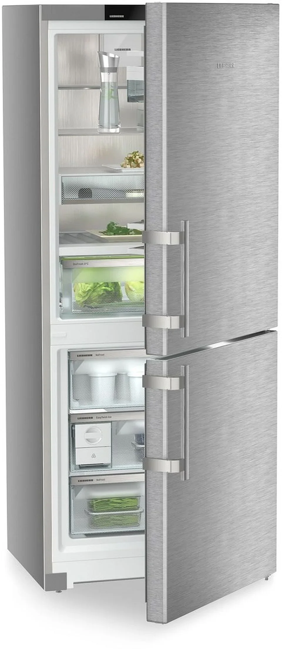 Liebherr Prime CBNsdc765i Freestanding Stainless Steel 70/30 Frost Free Fridge Freezer - Image 3