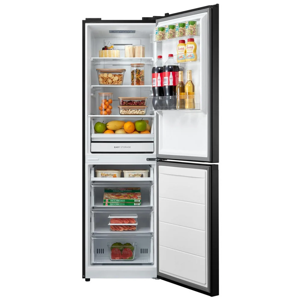 Midea MDRB379FGD30 Total No Frost Black Freestanding Fridge Freezer - Image 3