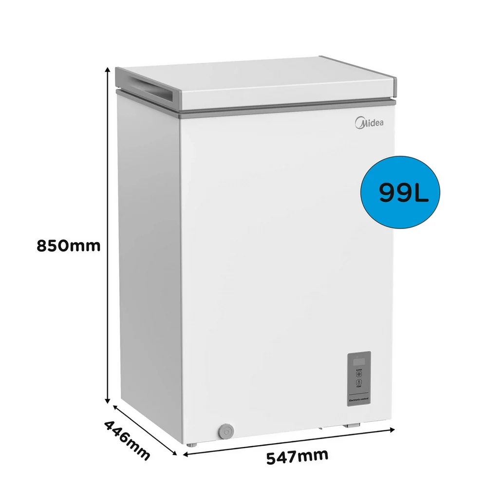 Midea MDRC154FZE01 99 Litre Chest Freezer - Image 4