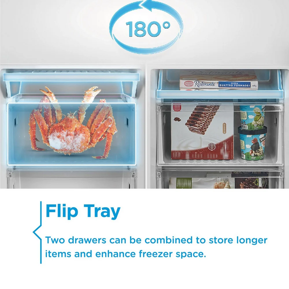 Midea MDRE379FGE01D 70/30 Static Integrated Fridge Freezer - Image 6
