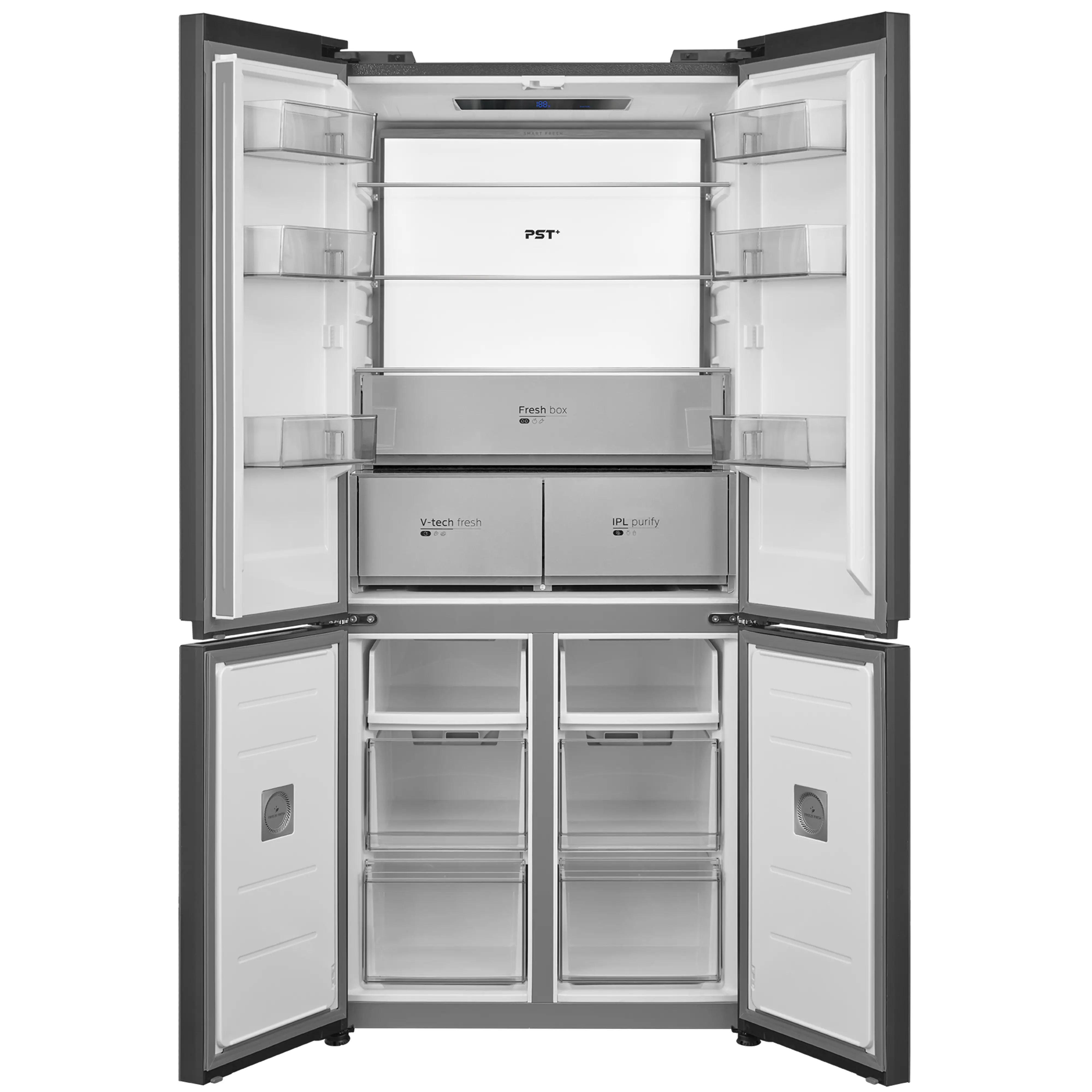 Midea MDRM706BIE70 American Fridge Freezer - Image 2