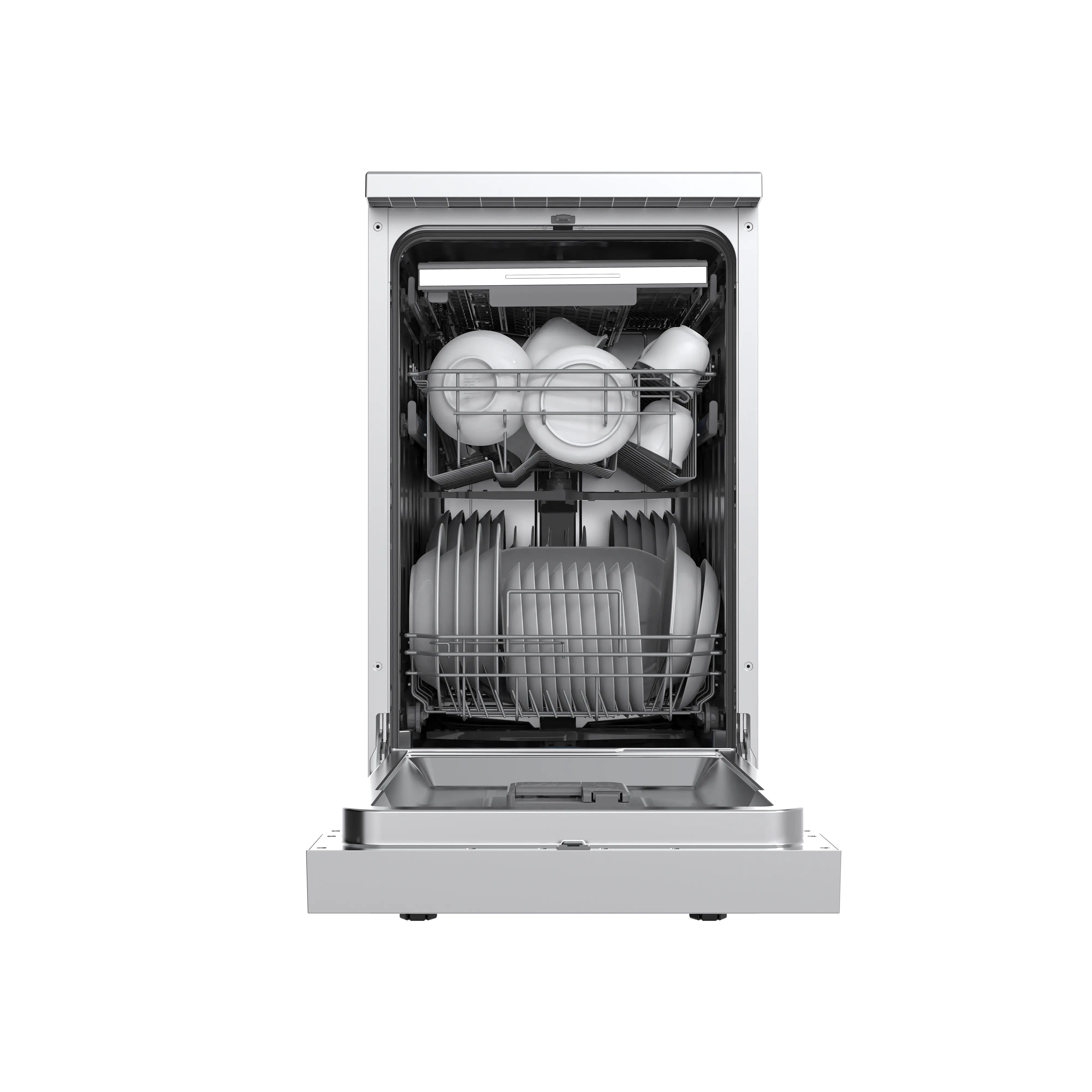 Midea MDWEF1034D/SS Freestanding Slimline Dishwasher - Image 2
