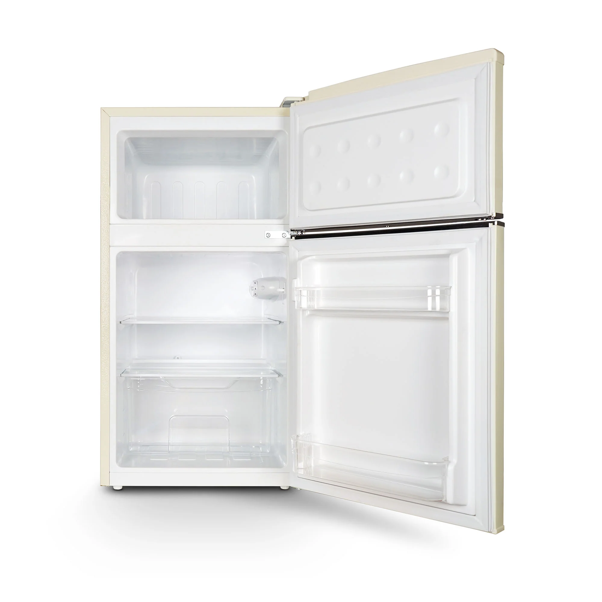 Montpellier MAB2035EC Retro Under Counter Fridge Freezer Cream - Image 4