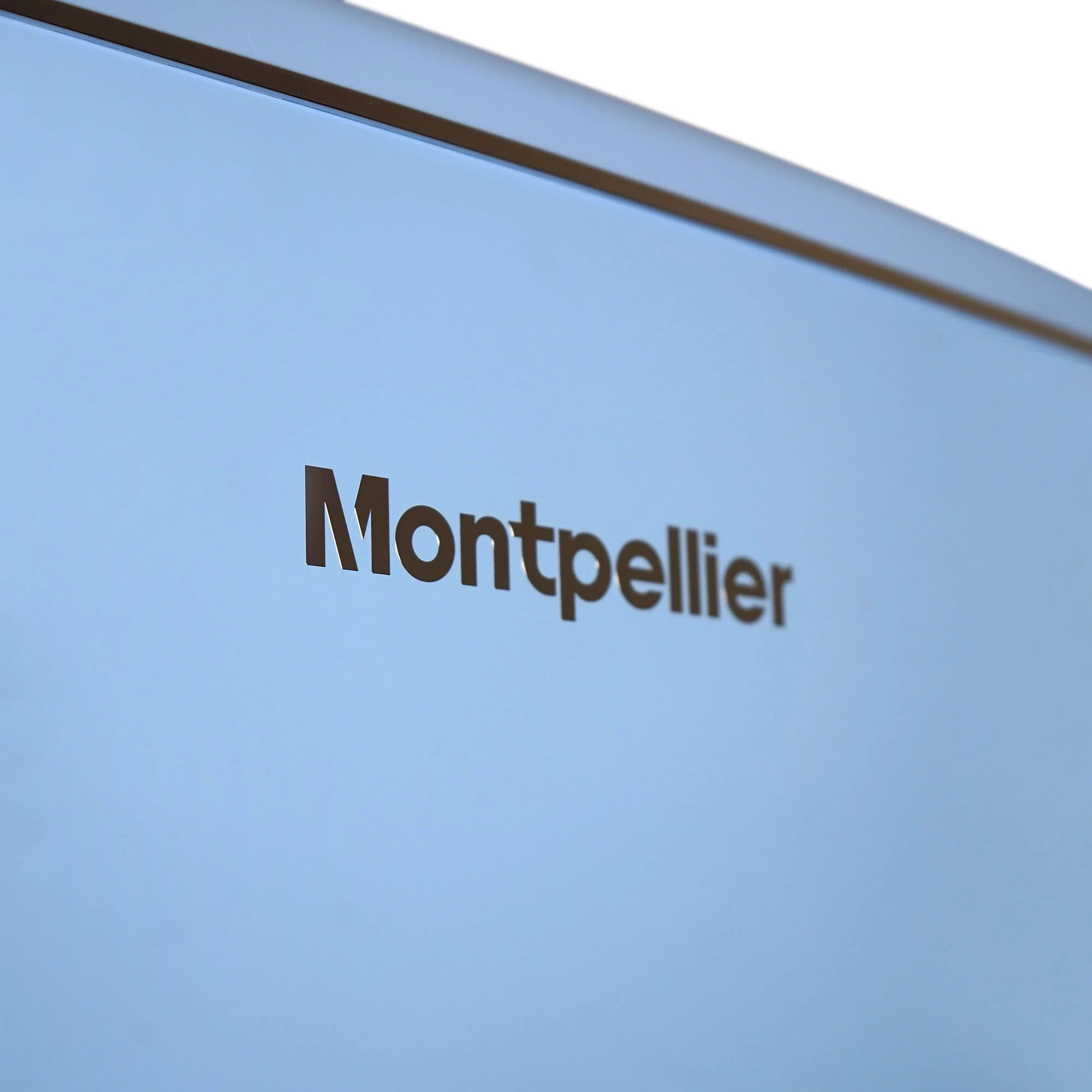 Montpellier MAB2035EPB Retro Under Counter Fridge Freezer Pastel Blue - Image 3
