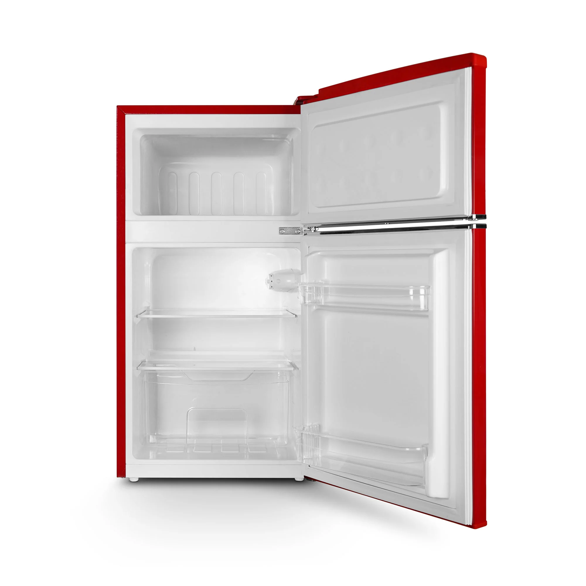 Montpellier MAB2035ER Retro Under Counter Fridge Freezer Red - Image 4