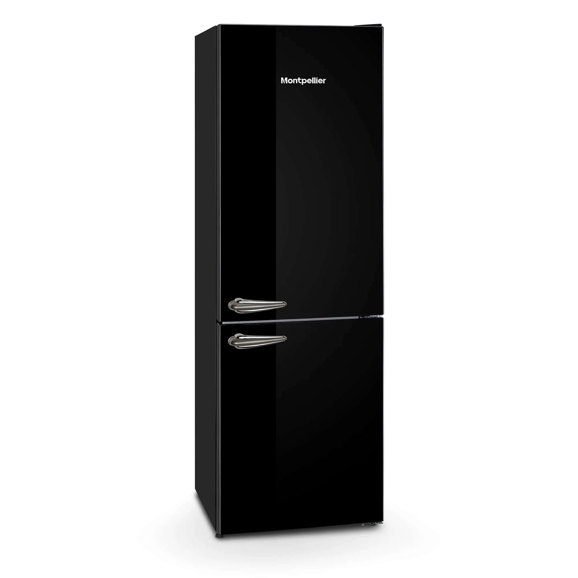 Montpellier MAB386EK Retro Frost Free Fridge Freezer Black - Image 2