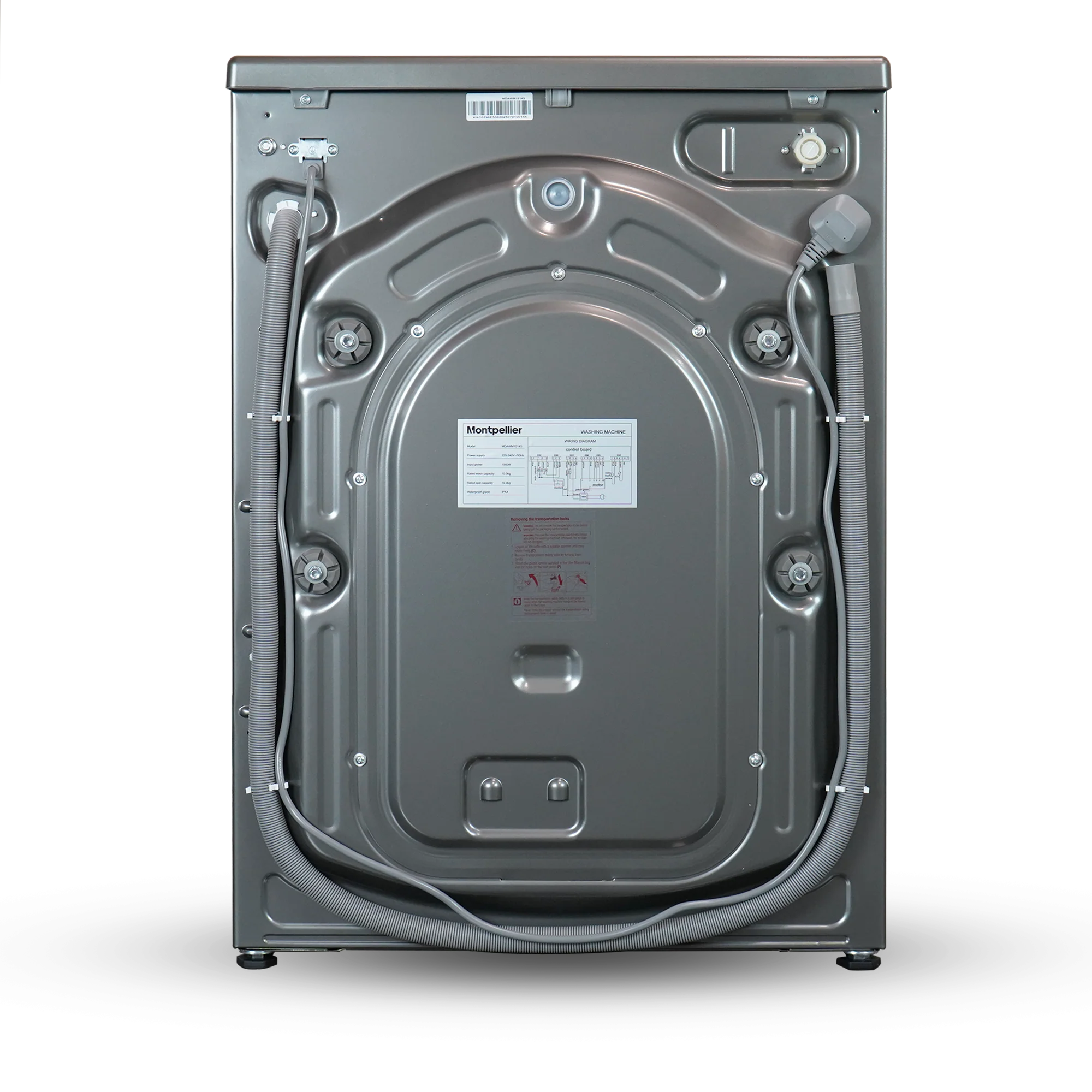Montpellier MDAWM1014S 10kg 1400rpm Washing Machine - Image 5