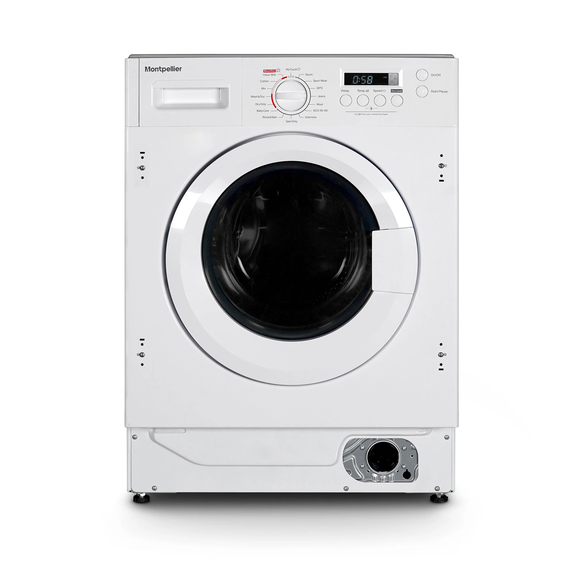 Montpellier MIWD8614 8kg/6kg 1400rpm Integrated Washer Dryer