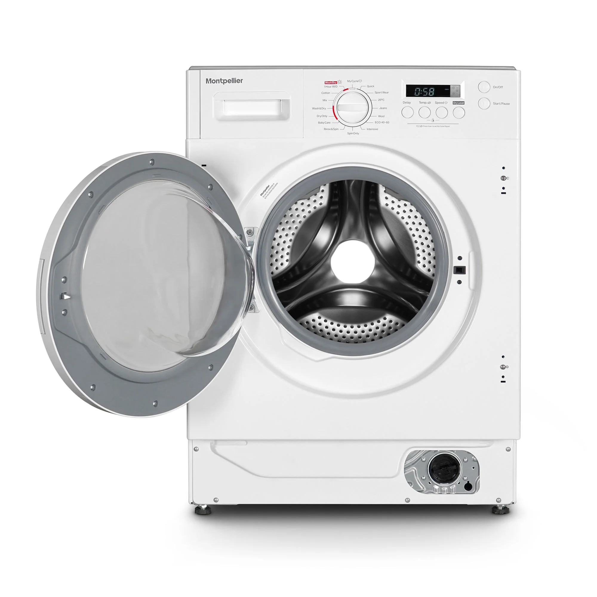 Montpellier MIWD8614 8kg/6kg 1400rpm Integrated Washer Dryer - Image 2