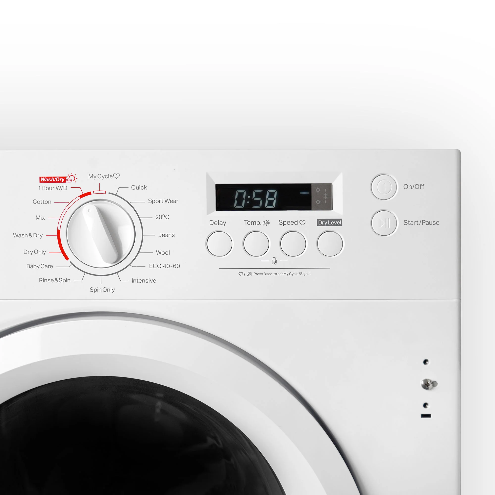 Montpellier MIWD8614 8kg/6kg 1400rpm Integrated Washer Dryer - Image 3
