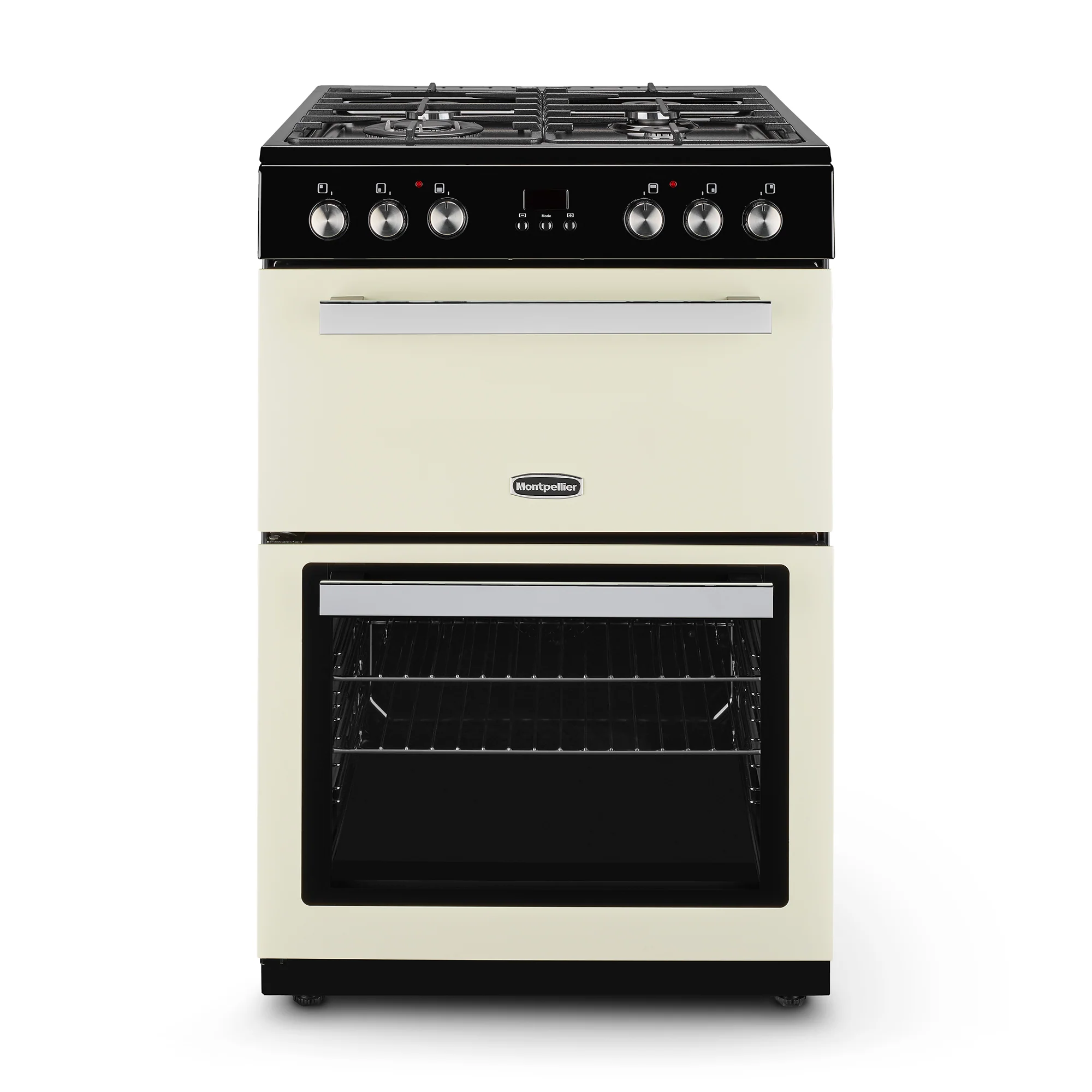 Montpellier MMRDF60FC Freestanding Dual Fuel Mini Range Cooker Cream