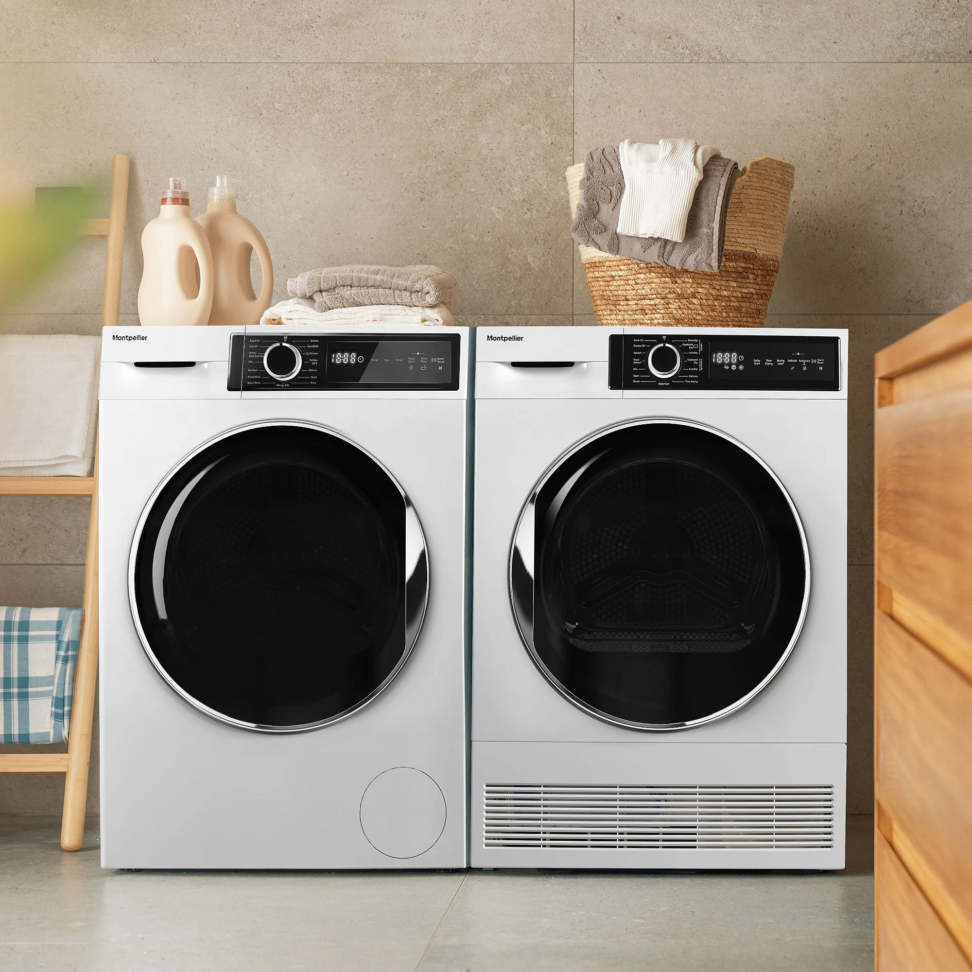 Montpellier MTDC8SDW 8kg Condenser Tumble Dryer - Image 2