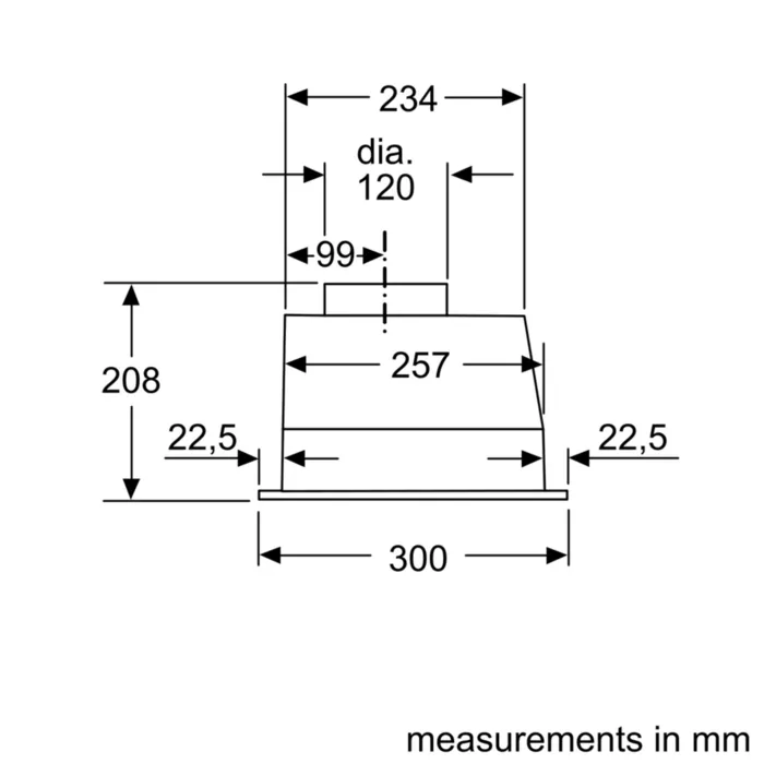 NEFF D51NAA1C0B N30 60cm Canopy Hood - Image 6
