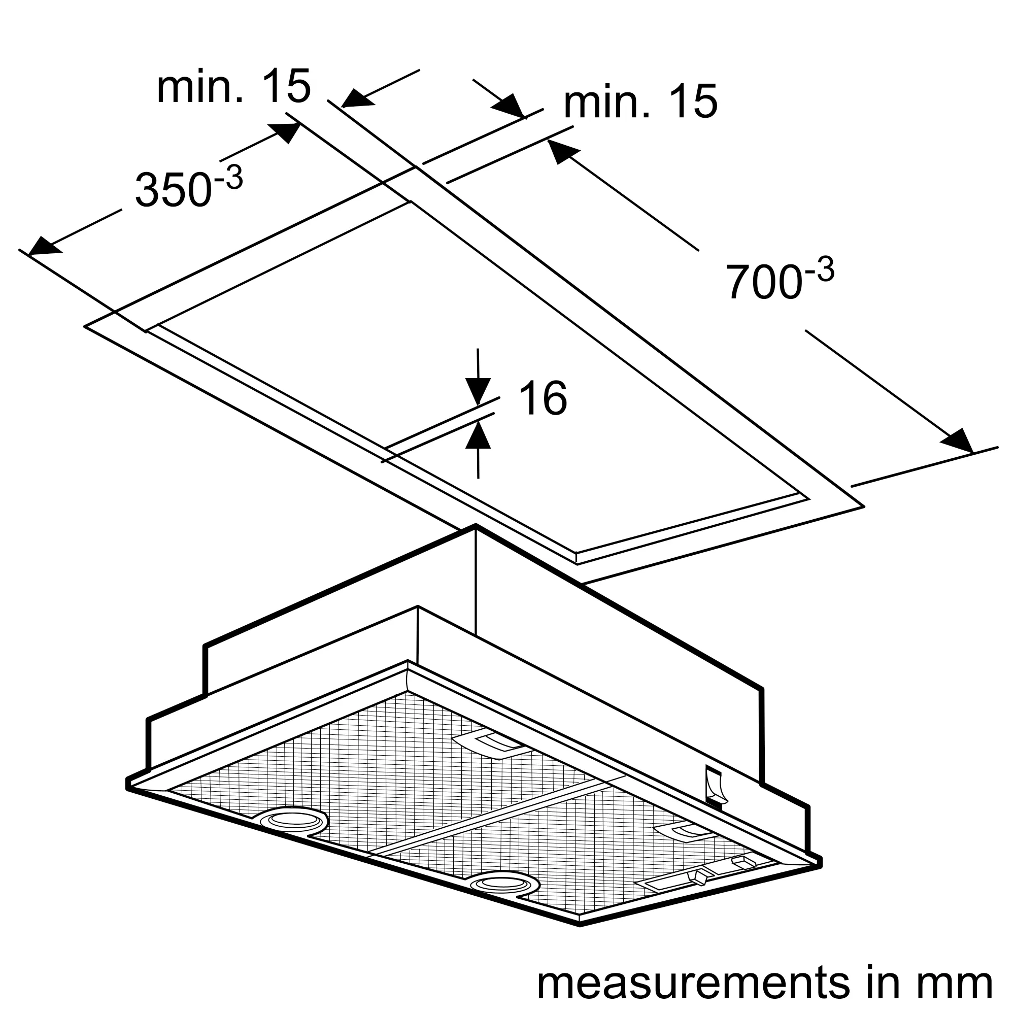 NEFF D5855X1GB Canopy Hood - Image 2