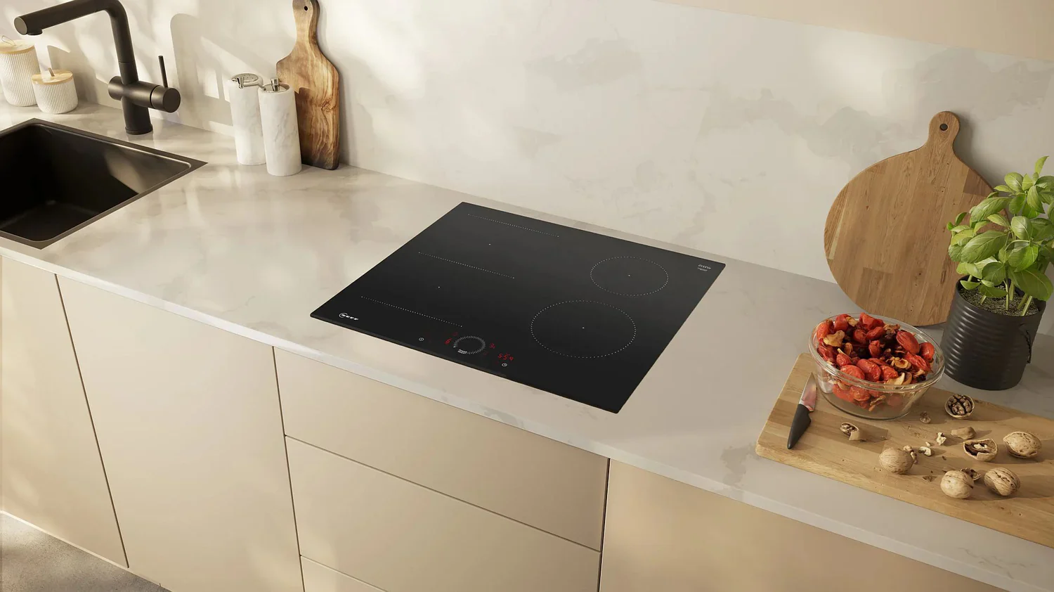 Neff N70 T56FHS1L0 60cm Black Induction Hob - Image 4