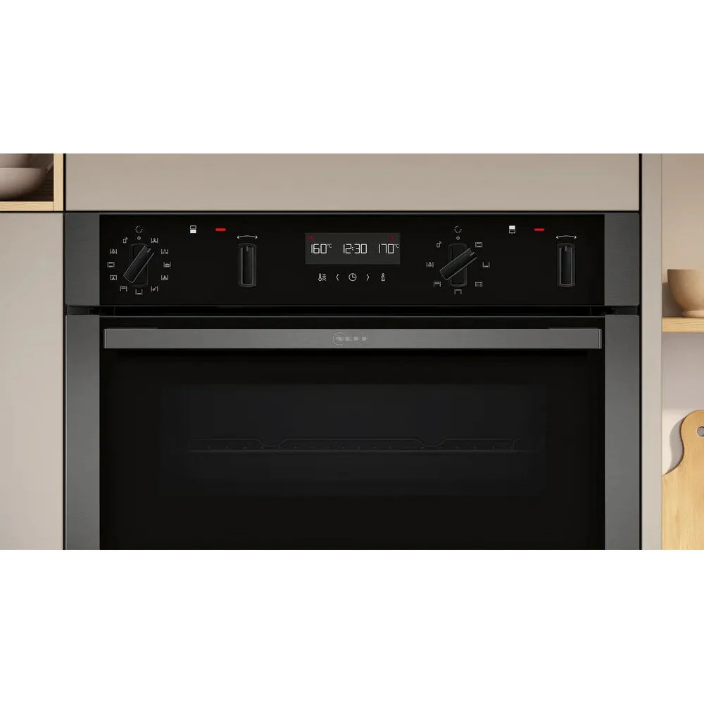 Neff U2ACH7AG7B N50 Built In Electric Double Oven - Image 2