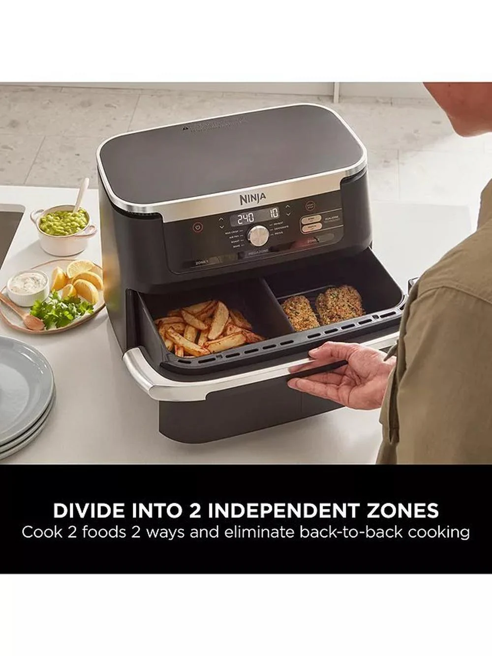 Ninja AF500UK Foodi FlexDrawer Air Fryer - Image 6