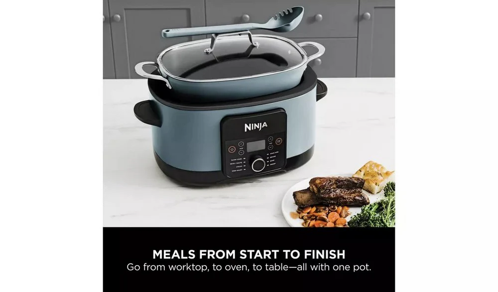 Ninja MC1001UK 42cm Multi-Cooker - Blue - Image 6