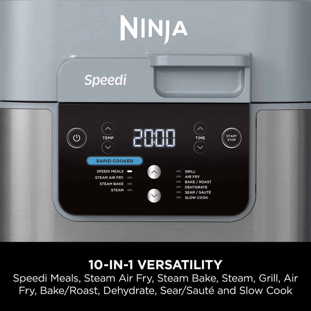 Ninja ON400UK Speedi 10-in-1 Rapid Cooker & Air Fryer - Grey - Image 2