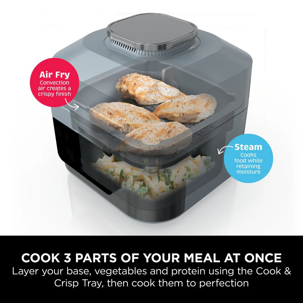 Ninja ON400UK Speedi 10-in-1 Rapid Cooker & Air Fryer - Grey - Image 3