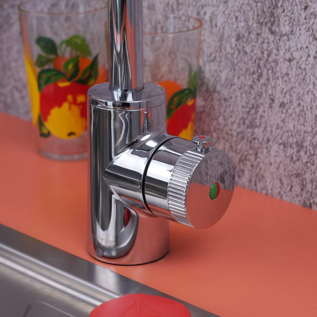 QETTLE Original Mini 2 in 1 Boiling Water Tap 4 Litre - Chrome - Image 3