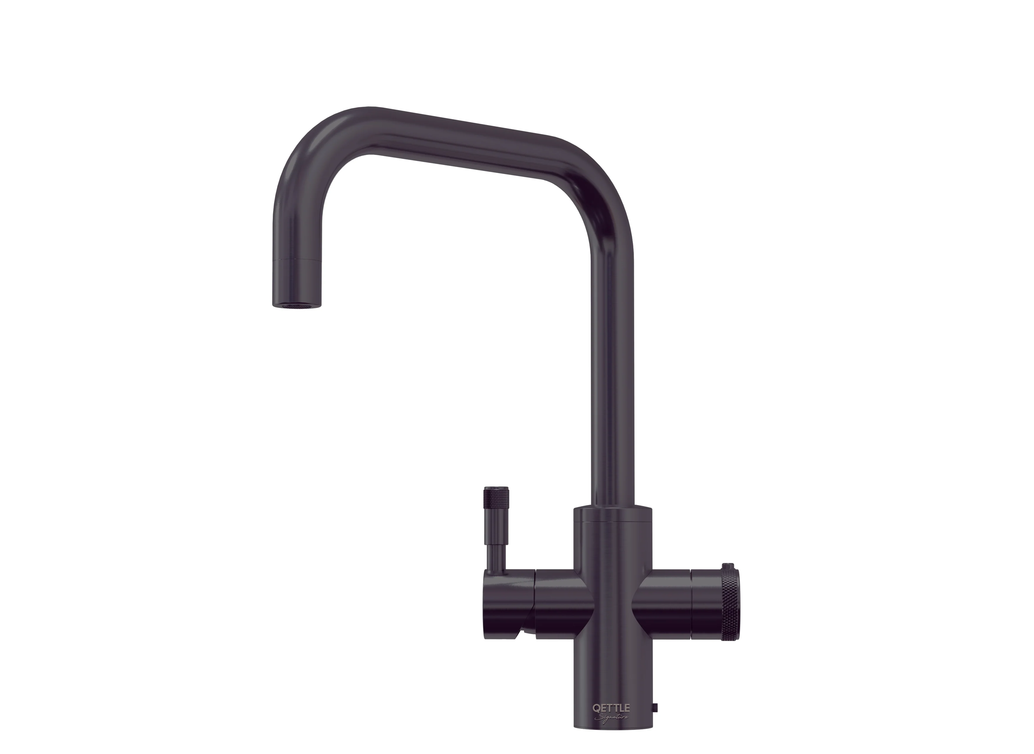 QETTLE Signature Modern 4 in 1 Boiling Water Tap 2 Litre Square Spout - Gunmetal