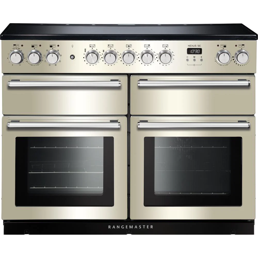 Rangemaster Nexus SE 110cm Induction Range Cooker Ivory with Chrome
