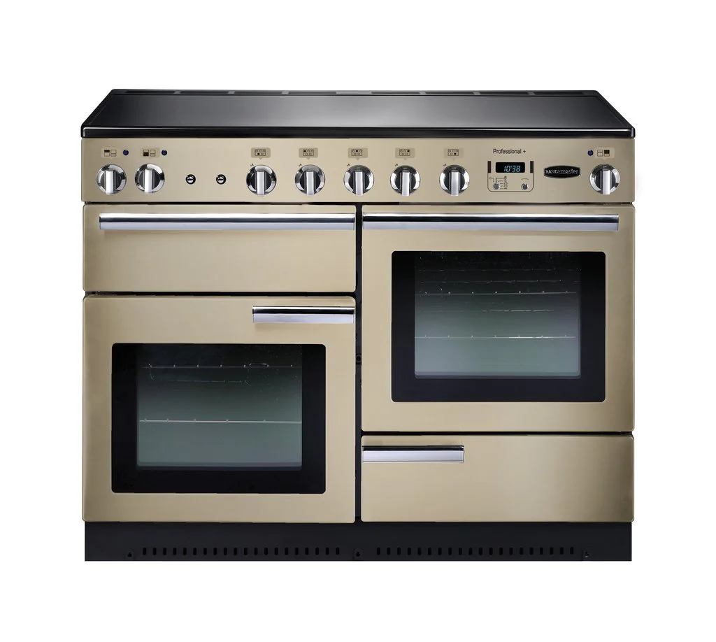 Rangemaster Professional Plus 110cm Induction Range Cooker Cream with Chrome