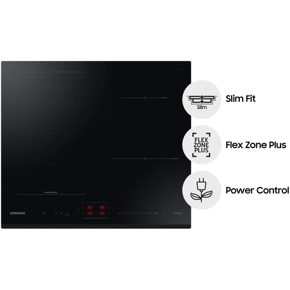 Samsung NZ64B6056GK Series 6 60cm Induction Hob - Image 2