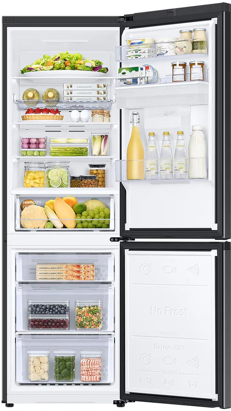 Samsung RB34C632EBN Freestanding 70/30 Black Fridge Freezer - Image 4
