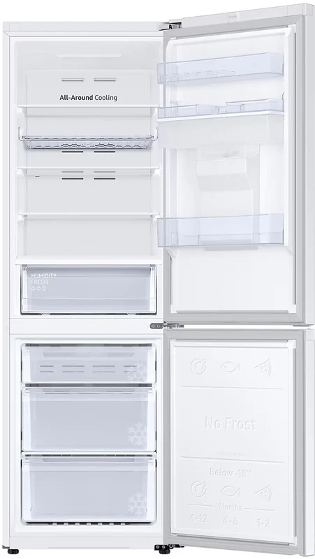 Samsung RB34C632EWW Freestanding 70/30 White Fridge Freezer - Image 3