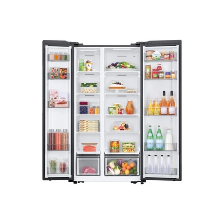 Samsung Series 6 SpaceMax RS57DG400EM9EU Gentle Silver American Fridge Freezer - Image 3