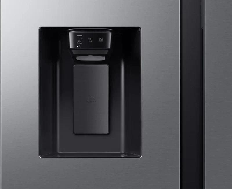 Samsung Series 6 SpaceMax RS70F64KDTEU Silver Plumbed American Fridge Freezer - Image 4