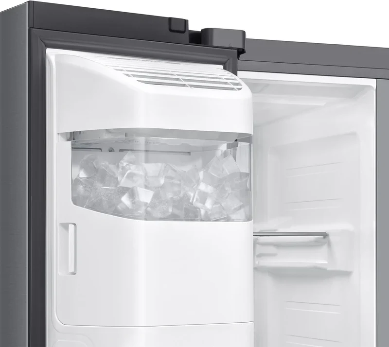 Samsung Series 6 SpaceMax RS70F64KDTEU Silver Plumbed American Fridge Freezer - Image 5