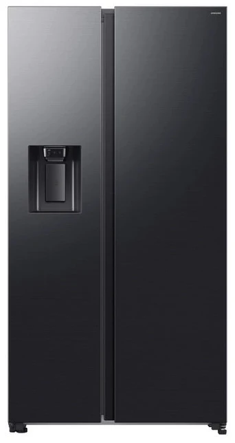 Samsung Series 6 SpaceMax RS70F64KEFEU Black Plumbed American Fridge Freezer