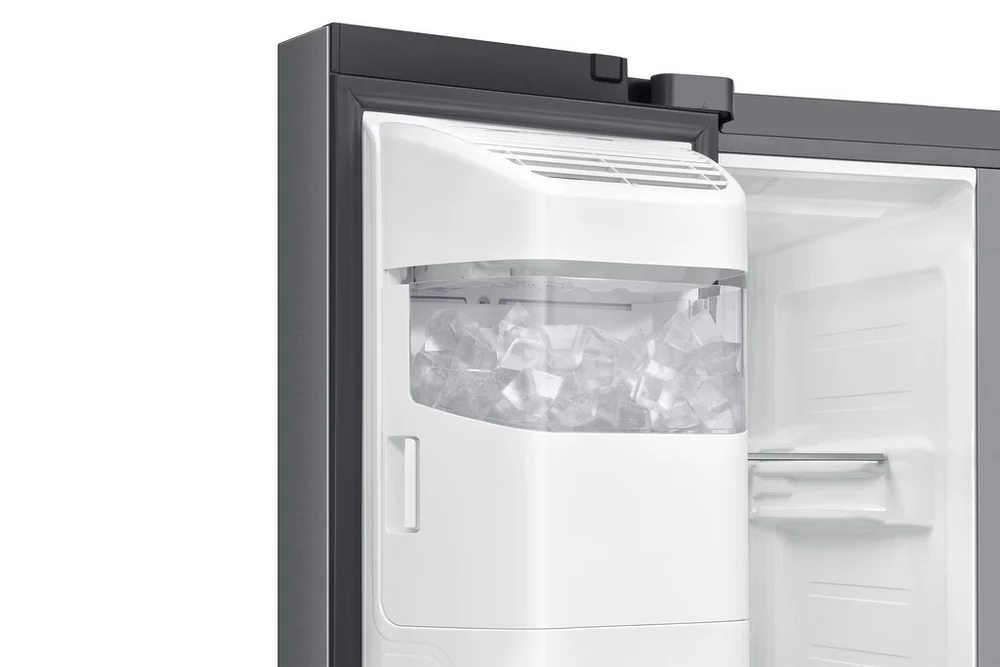Samsung Bespoke AI Series 6 SpaceMax RS70F64KETEU Silver Plumbed American Fridge Freezer - Image 3