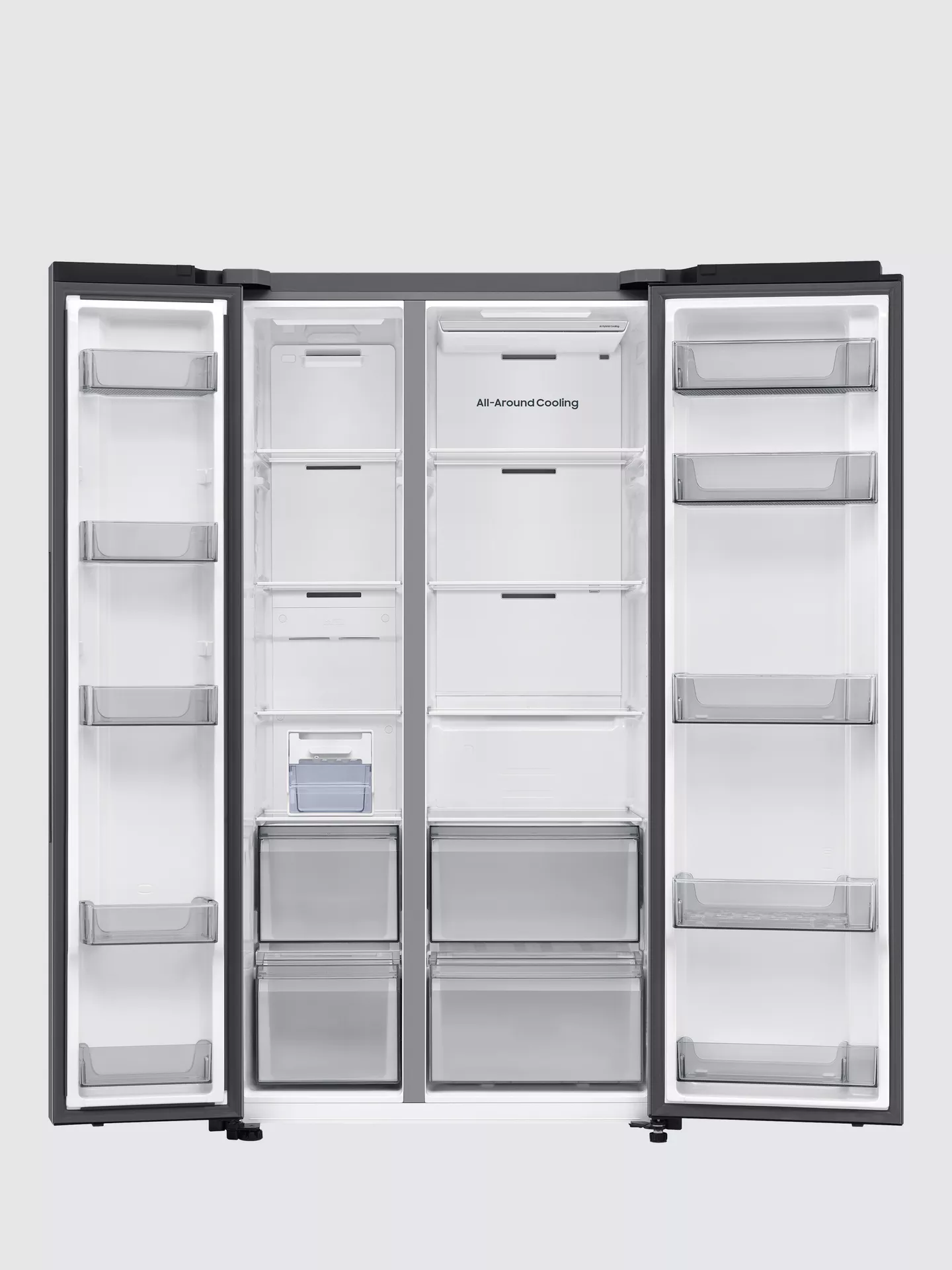 Samsung Bespoke AI Series 7 SpaceMax RS70F68QBT Silver American Fridge Freezer - Image 3