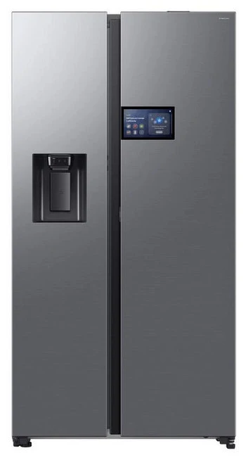 Samsung RS90F64EETEU Silver Plumbed American Fridge Freezer