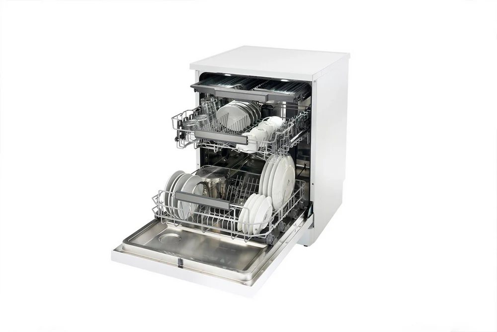 Schonhaus DWSF0115FSBW Full Size White Freestanding Dishwasher - Image 5