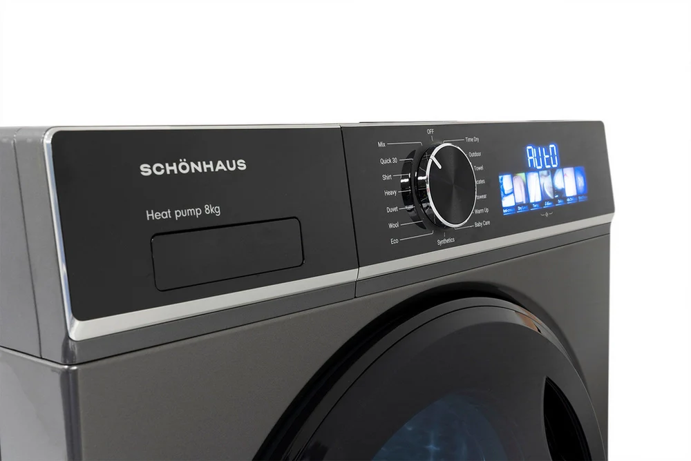 Schönhaus TDSHF018A3G 8kg Heat Pump Tumble Dryer - Image 4