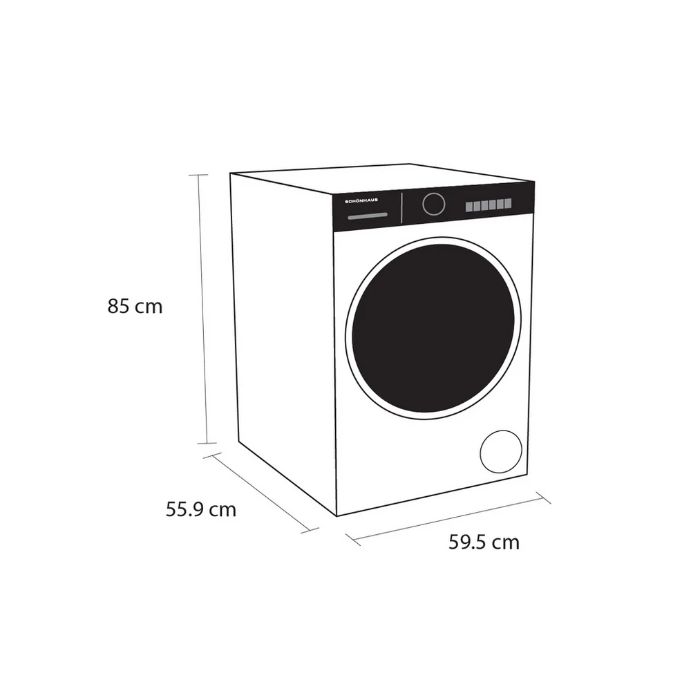 Schonhaus WDSF0110614AW 10kg/6kg Washer Dryer - Image 8