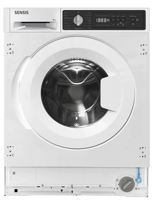Sensis WMBI01814AW Integrated 8kg 1400rpm Washing Machine