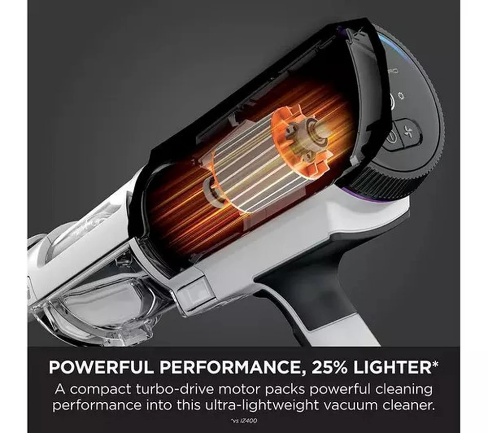 Shark IW3510UK Shark Detect Pro Cordless Vacuum Cleaner Auto-Empty System 1.3L - 60 Minutes Run Time - White/Ash Purple - Image 4