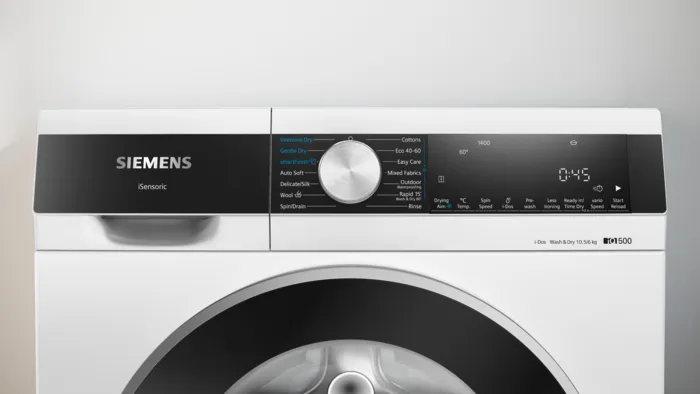 Siemens iQ500 WN54G1A1GB 10.5/6kg 1400rpm Washing Dryer - Image 2