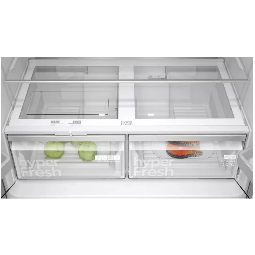 Siemens Iq500 KF96NAXEAG Black Plumbed American Fridge Freezer - Image 5