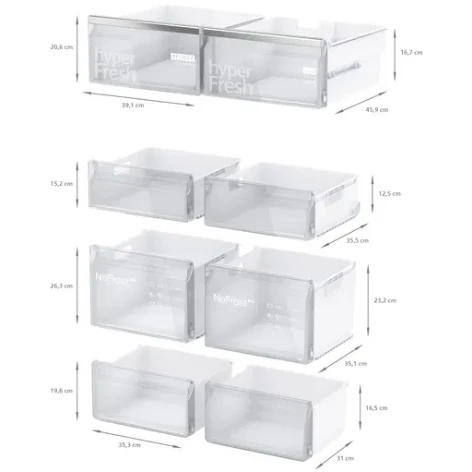 Siemens Iq500 KF96NAXEAG Black Plumbed American Fridge Freezer - Image 6