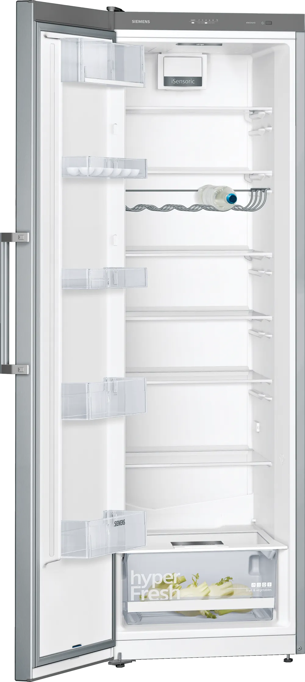 Siemens KS36VVIEPG iQ300 60cm Stainless Steel Freestanding Tall Fridge - Image 2