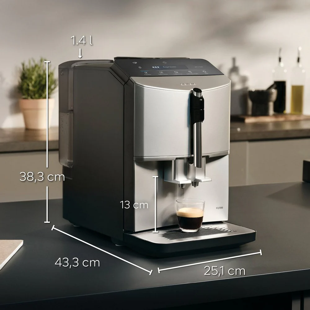 Siemens TF303G07 Freestanding Bean to Cup Inox Coffee Machine - Image 3