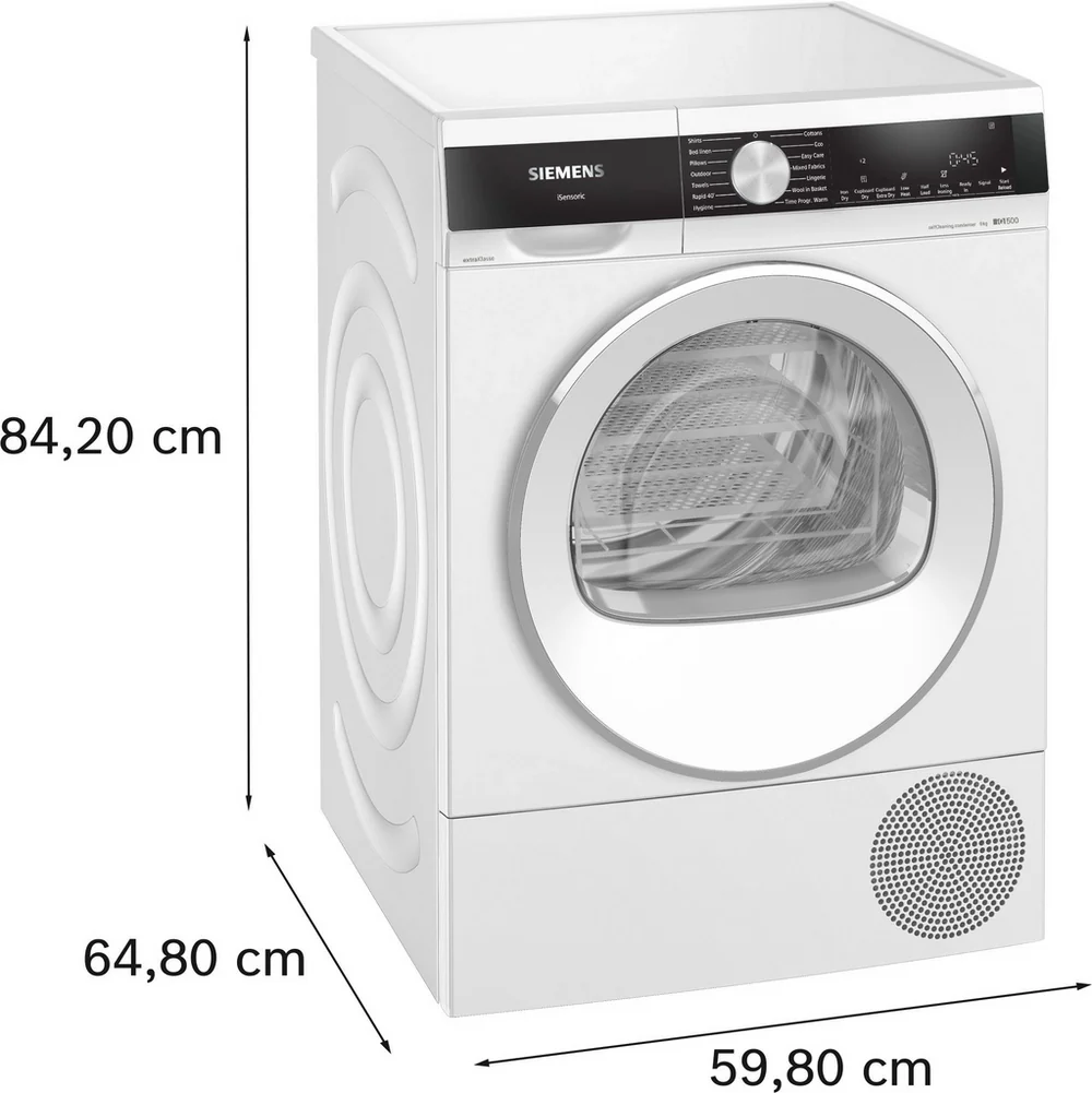 Siemens WQ45G202GB 9kg Heat Pump Tumble Dryer - Image 5